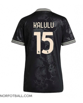 Billige Fotballdrakt Juventus Pierre Kalulu #15 Replika Tredjedrakt Dame 2025-26 Kortermet Billige Fotballdrakt Juventus Pierre Kalulu #15 Replika Tredjedrakt Dame 2025-26 Kortermet